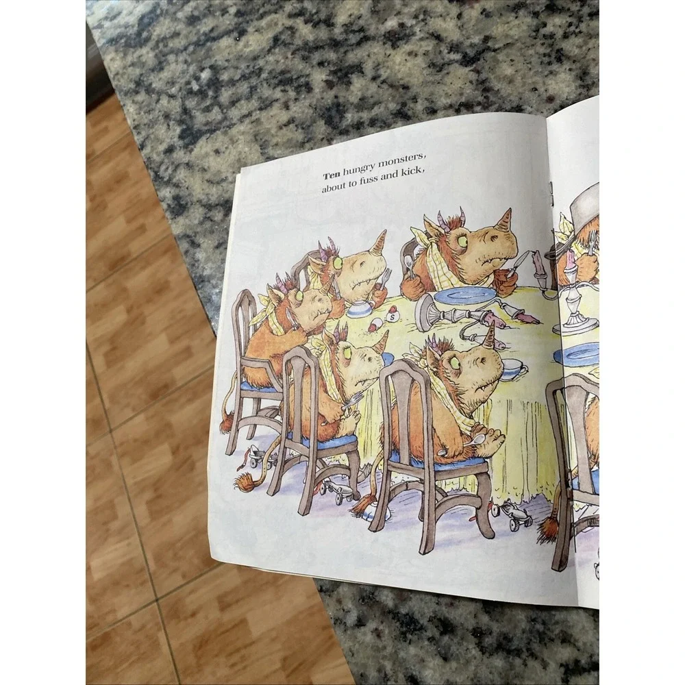 One Hungry Monster : A Counting Book in Rhyme Hardcover‎ Susan Hey